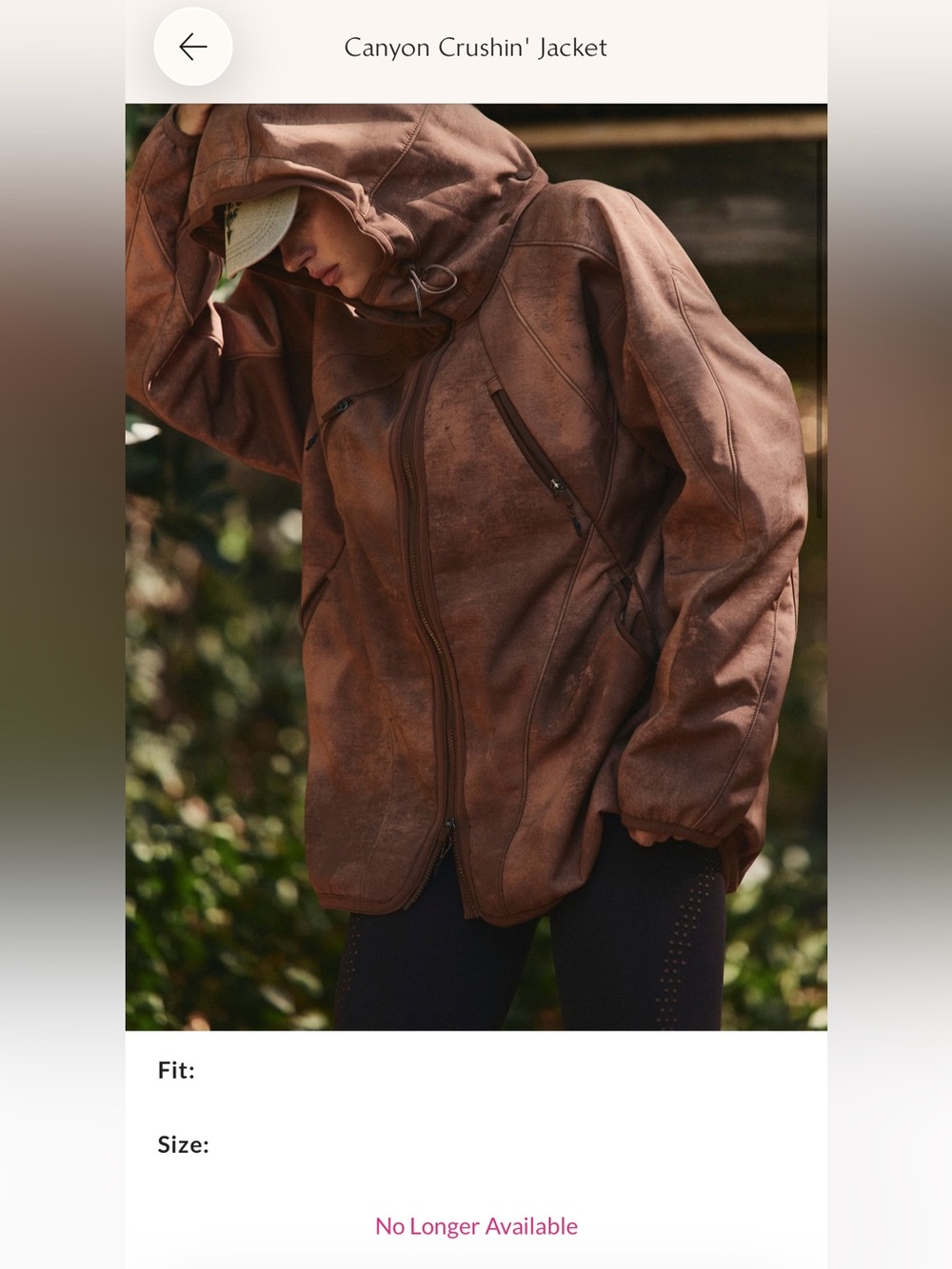Free People Canyon Crushin Hooded Jacket - Picture 2 of 2